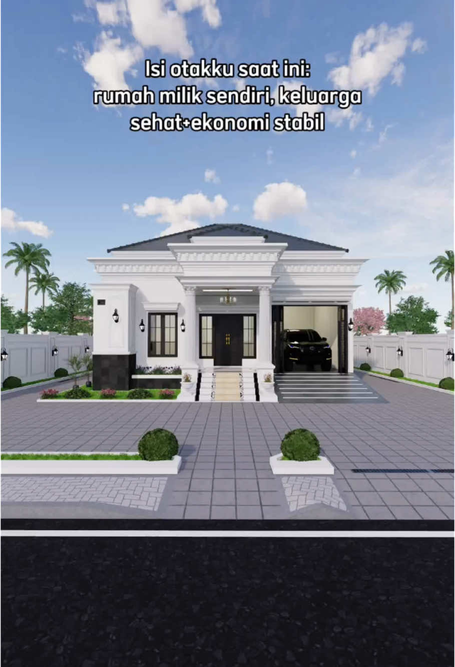 Semoga tahun depan punya rumah klasik yg cozy #desainrumah #rumahmewah #rumahidaman #rumahimpian #rumahklasikmodern #rumahklasik #rumahmilenials #fortuner #housedesign 