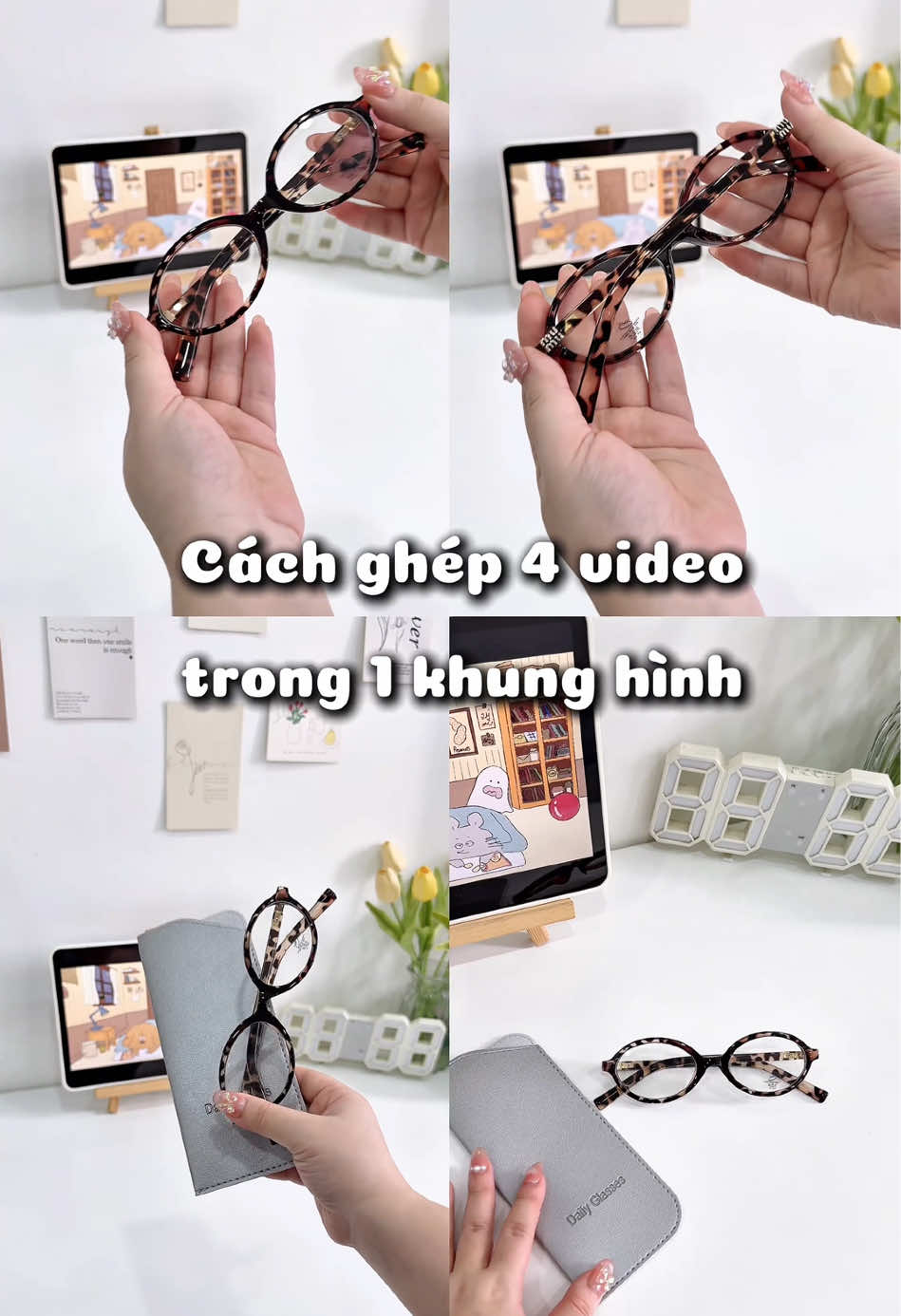 Trả lời @Hảo Hoàng  Cách ghép 4 video trong 1 khung hình siu đơn giản 🫶🏻 #julydayreview #xuhuong #xuhuongtiktok 