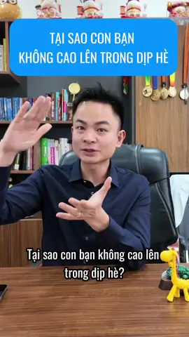 Tại sao con bạn không cao lên trong dịp hè? #duocsithang #tangchieucao #chieucao 