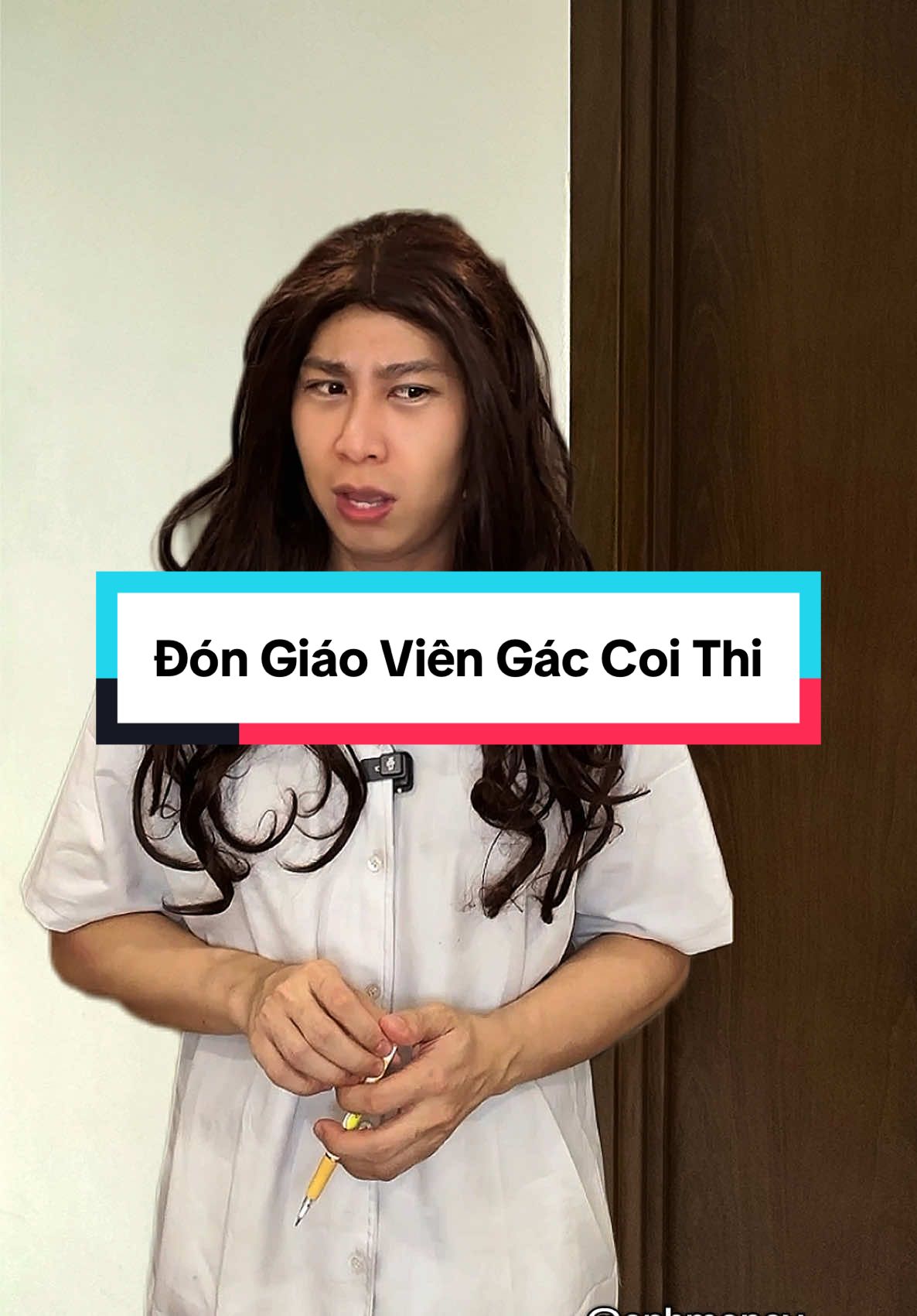 Trung bình lớp tôi mỗi lần đón giáo viên gác coi thi kiểu :)) #anhmoney #hocsinh #giaitri #tiktokgiaitri 
