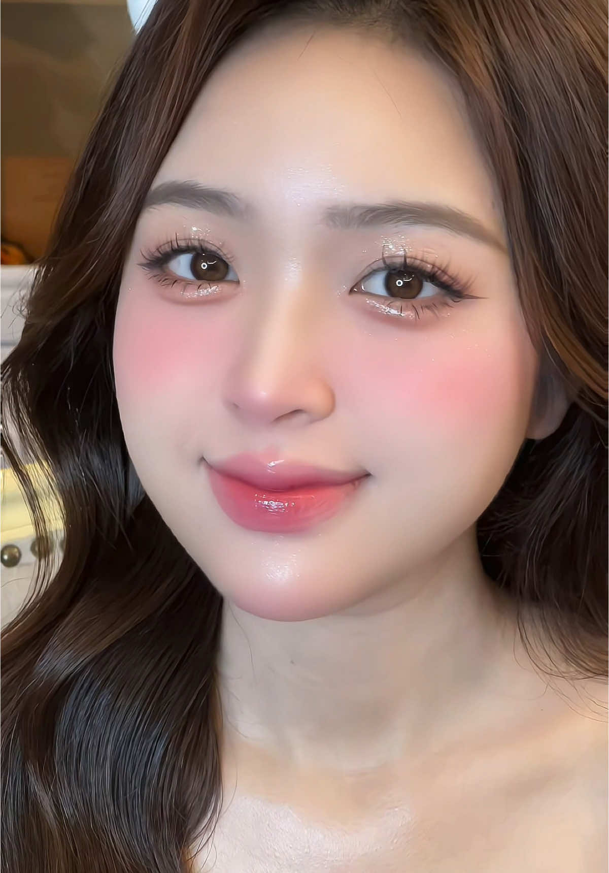 Tone hồng ngọt ngào cùng HOT GIRL @LêPhươngAnh #THUYHANGTHUYMAKEKEUP #dadep #makeuptiec #xuhuong #makecodaudep #trending 