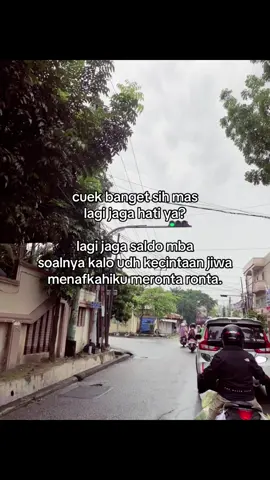 kemarin nafkahin musang,musangnya kabur soalnya