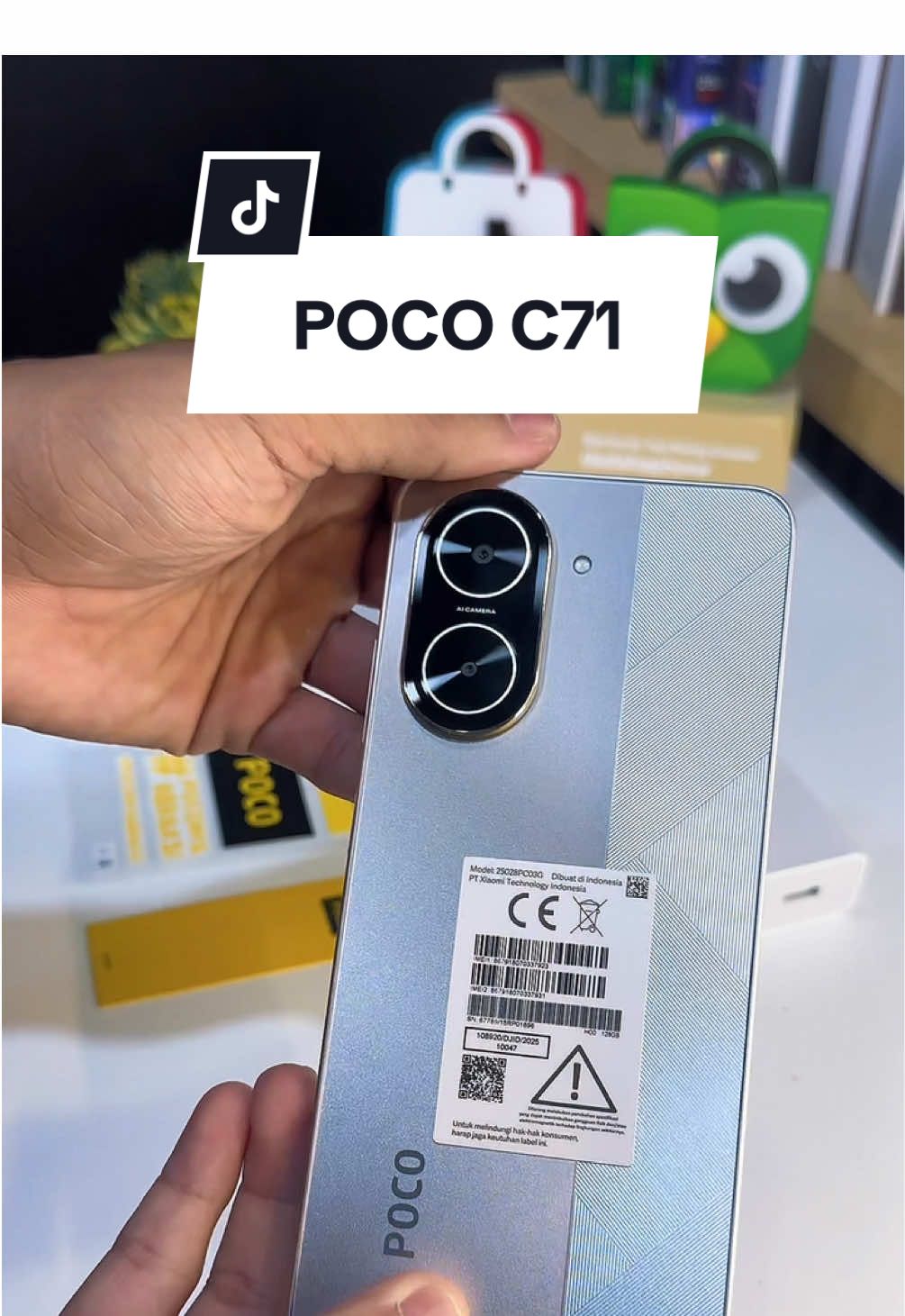 HP Murah dari POCO yaitu POCO C71, Kalian bisa dapatin dikeranjang kuning pojok bawah dan join live streaming Dadahaphone sekarang ya #poco #pococ71 #hpmurah #hpratusanribu #hpdibawah1juta #rekomendasi #murah #smartphone #diskon #live #terbaru #hp1jutaan #review #hp #hppoco 