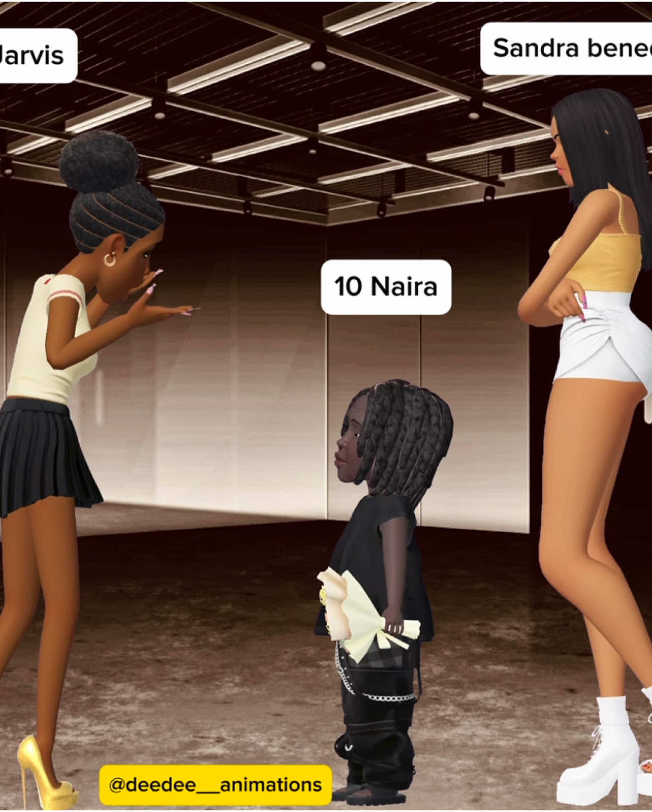 10 naira wants to marry Sandra 😂😂😂💔 #fyp #viral #foryou #deedeeanimations #sandrabenede #jarvis #10naira #tiktoknigeria🇳🇬 
