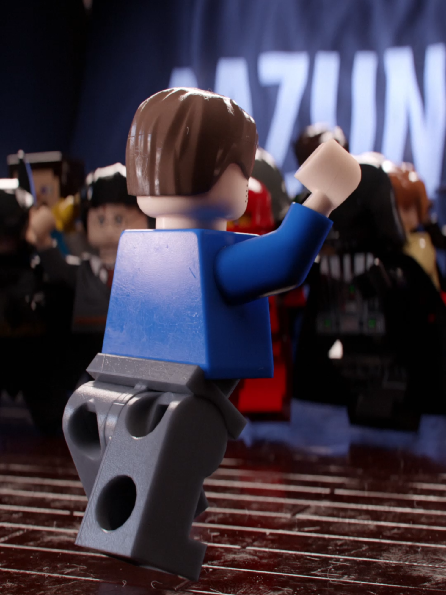 Blue shirt guy dance but it's LEGO #blueshirtguy #dancer #summer2025 #summertime #vibes #emote #samba #whisk #memestiktok #blueshirt #smoothdance #bottomg #legoanimation #legomovie #legodance