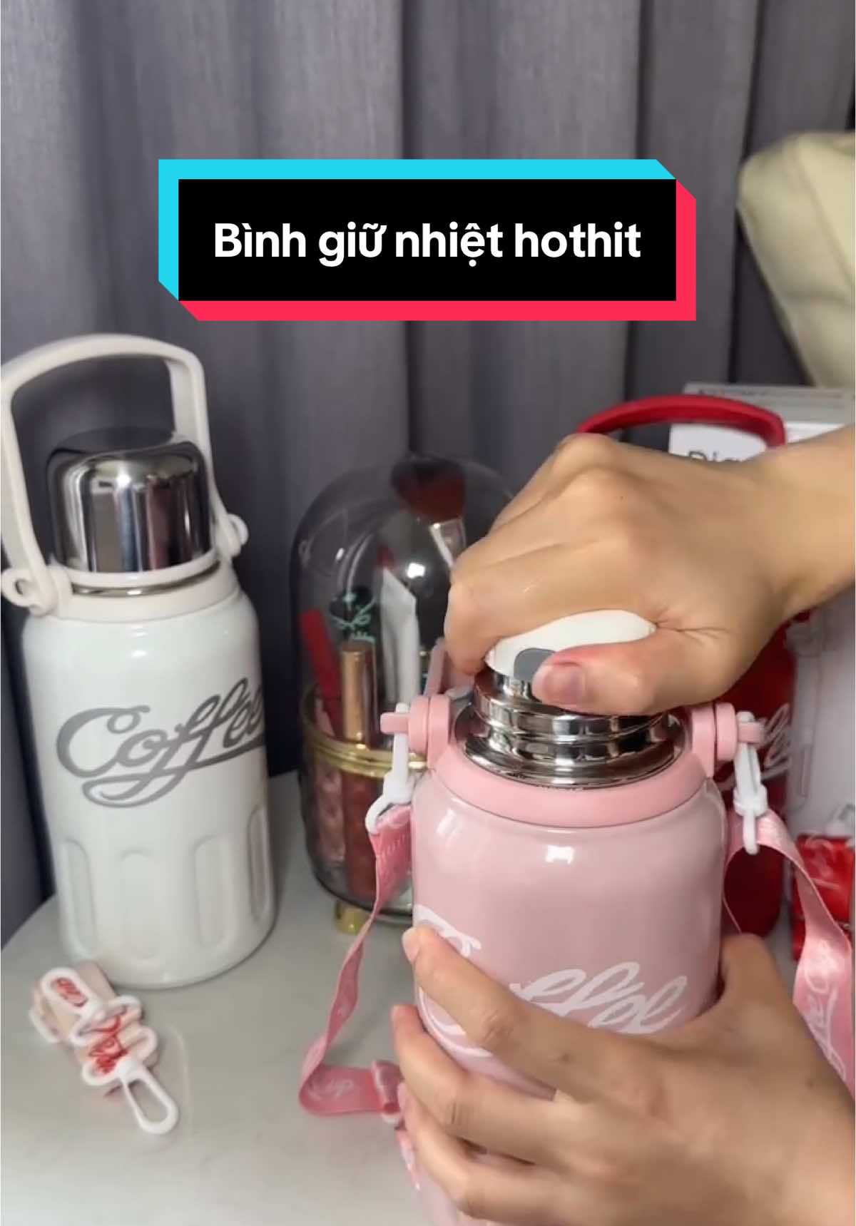 Bình giữ nhiệt. Giữ lạnh lên tới 24h #giadungtienich #viralvideos #videos #trending #xuhuongtiktok #xuhuong #fyp #binhgiunhiet #giadungthongminh 