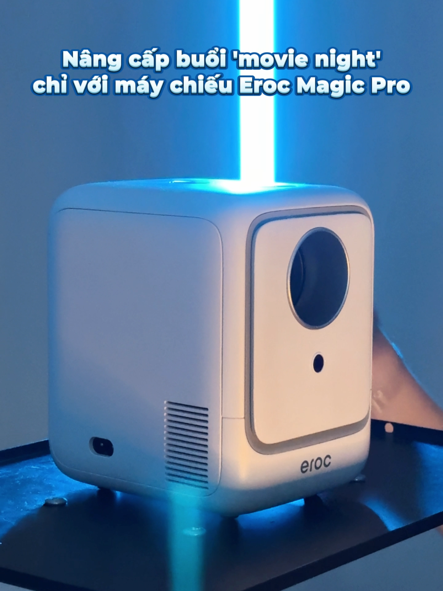 Nâng cấp buổi 'movie night' chỉ với máy chiếu Eroc Magic Pro!  #erocmagicpro #eroc #erocvietnam #maychieu #projector #movie