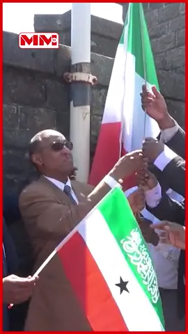 Calanka Somaliland oo la sudhay magaalada Cardiff ee Boqortooyada Ingiriiska