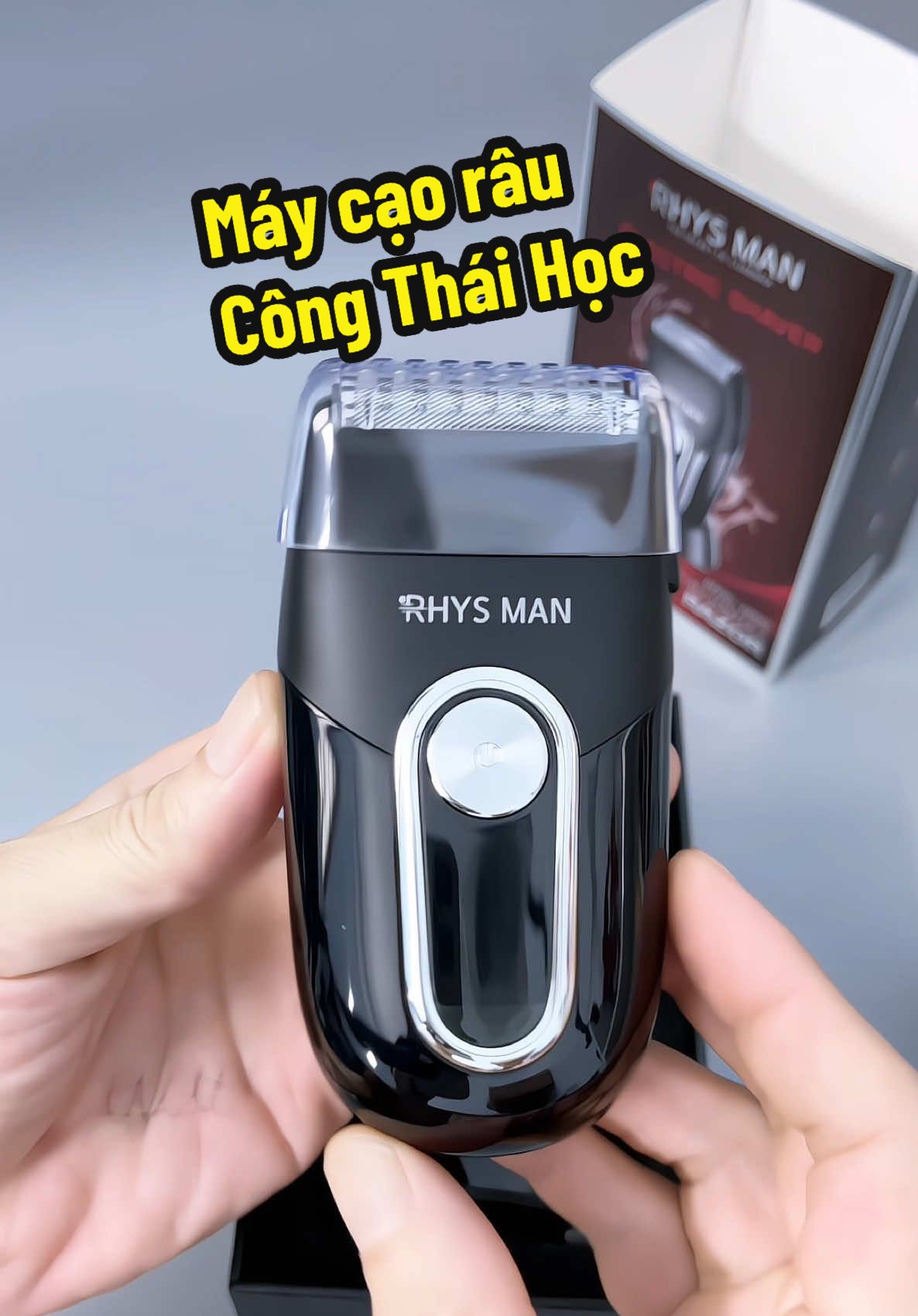 Máy cạo râu công thái học. Cạo sát râu, chống nước IPX4 #maycaorau #maycaoraudanang #maycaoraumini #maycaorauchongnuoc 