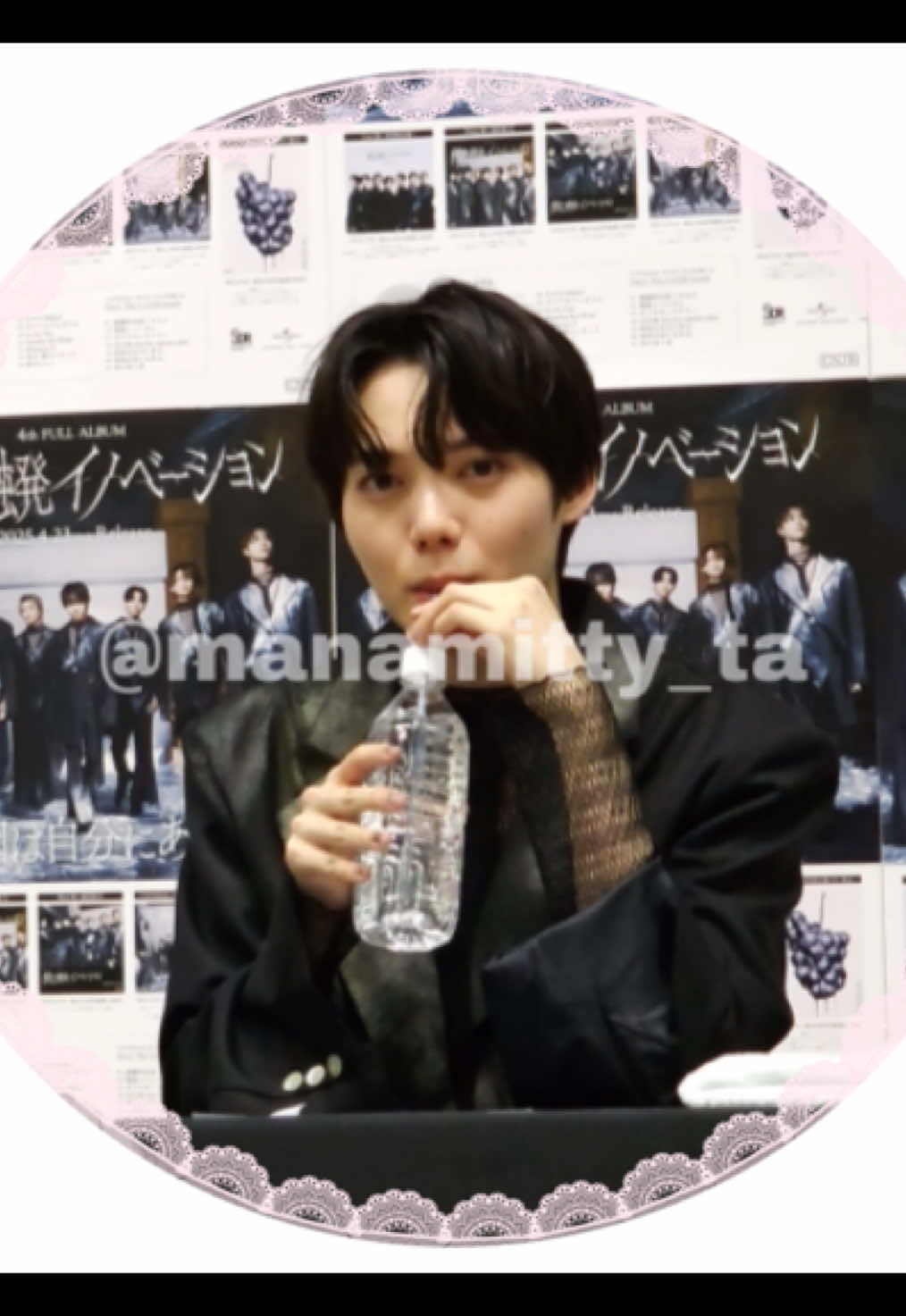 お水飲んでる光咲さん！最後まで見たらニッコニコのかわいいの見れちゃうかも⁉️ #大倉空人 #小泉光咲 #桜木雅哉 #長野凌大 #武藤潤 #杢代和人 #吉澤要人 #原因は自分にある #げんじぶ #因果応報アンチノミー #核心触発イノベーション #サイン会 