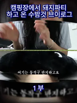 캠핑장에서 돼지파티 하고 온 수밤것 브이로그