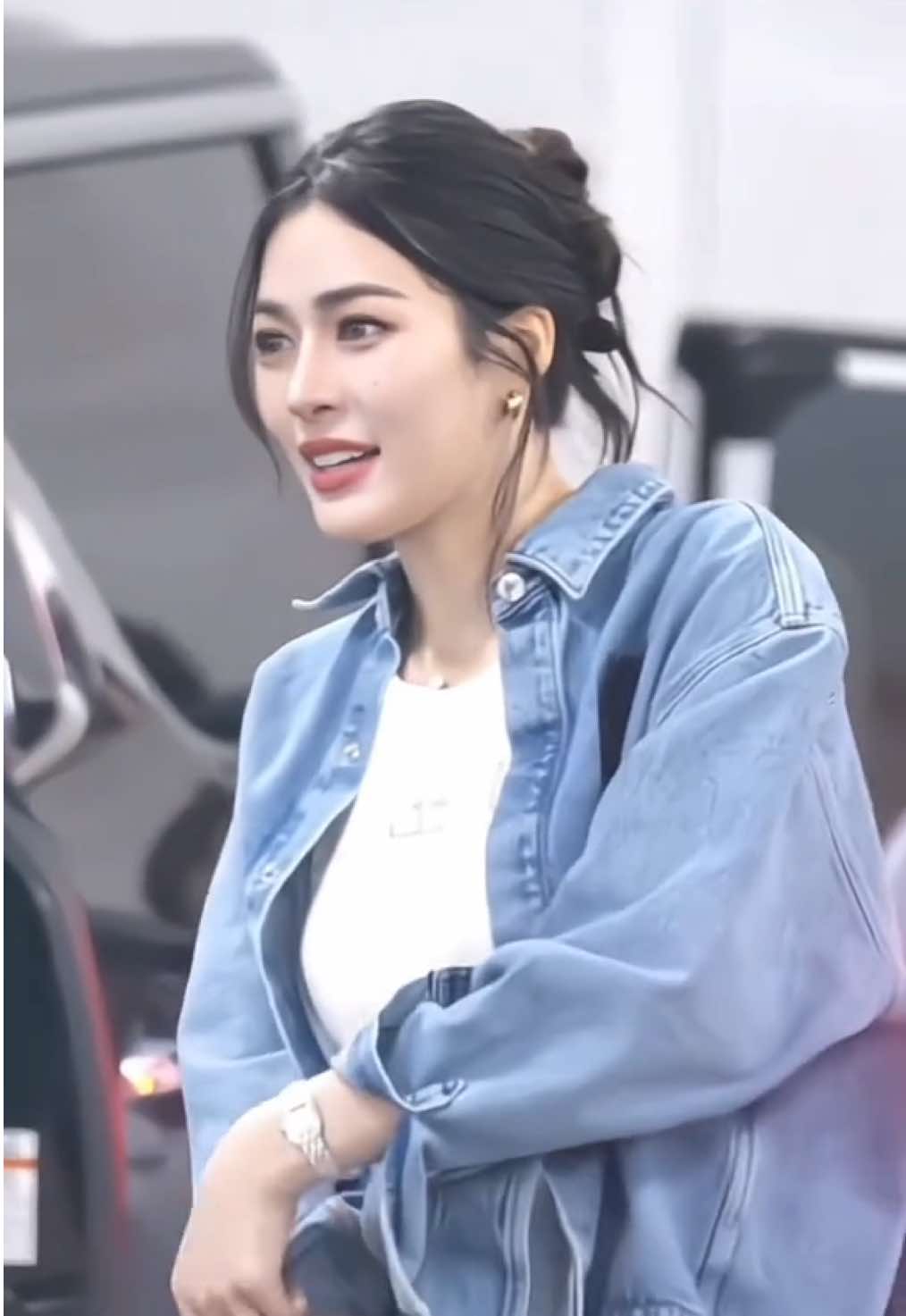 Ngoan xinh iu tan làm rồi 🩵 #lingorm #linglingkwong #fst♡ #หลิงหลิงคอง 