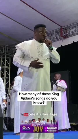 How many of these King Ajidara’s songs do you know? @kingajidara Miami sterling at MOUNT CARMEL 2025 . MOUNT CARMEL CRUSADE Theme: Unspeakable Joy Venue: National stadium Holy Cross Parish 1,2,3 and 4 Host: @juwon_odubowale  🎤 @kingajidara  #celestialheritage #share #tiktok #fyp #viralvideotiktok #viralvideotiktok #fypviral #viral #viral #viral_video #fypviral 