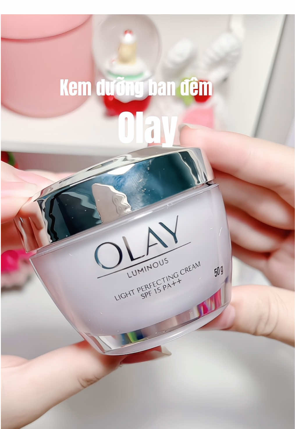 Trắng lên trông thấy luôn✨#olay #duongtrangda #kemduongbandem #xuhuong #viral #unboxing 