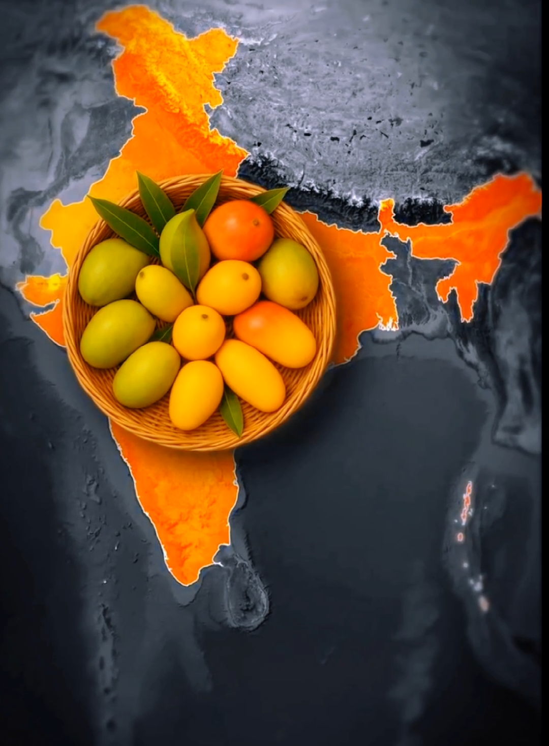 Mango Map of India🥭.. #Mango #mangomapofindia #map #mapanimation #urduknowledge #fruits #viral 