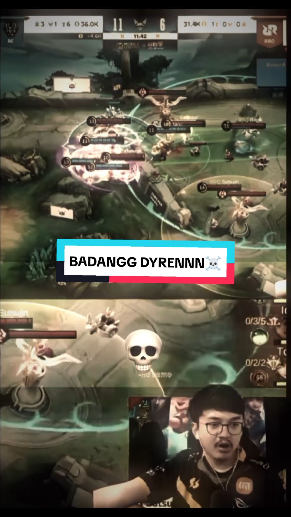gillaa durenn @rrq_dyrennn @ade #mplindonesia #rrq #ae #dyren #badang #rrqdyrennn #set1awanade #livestream 