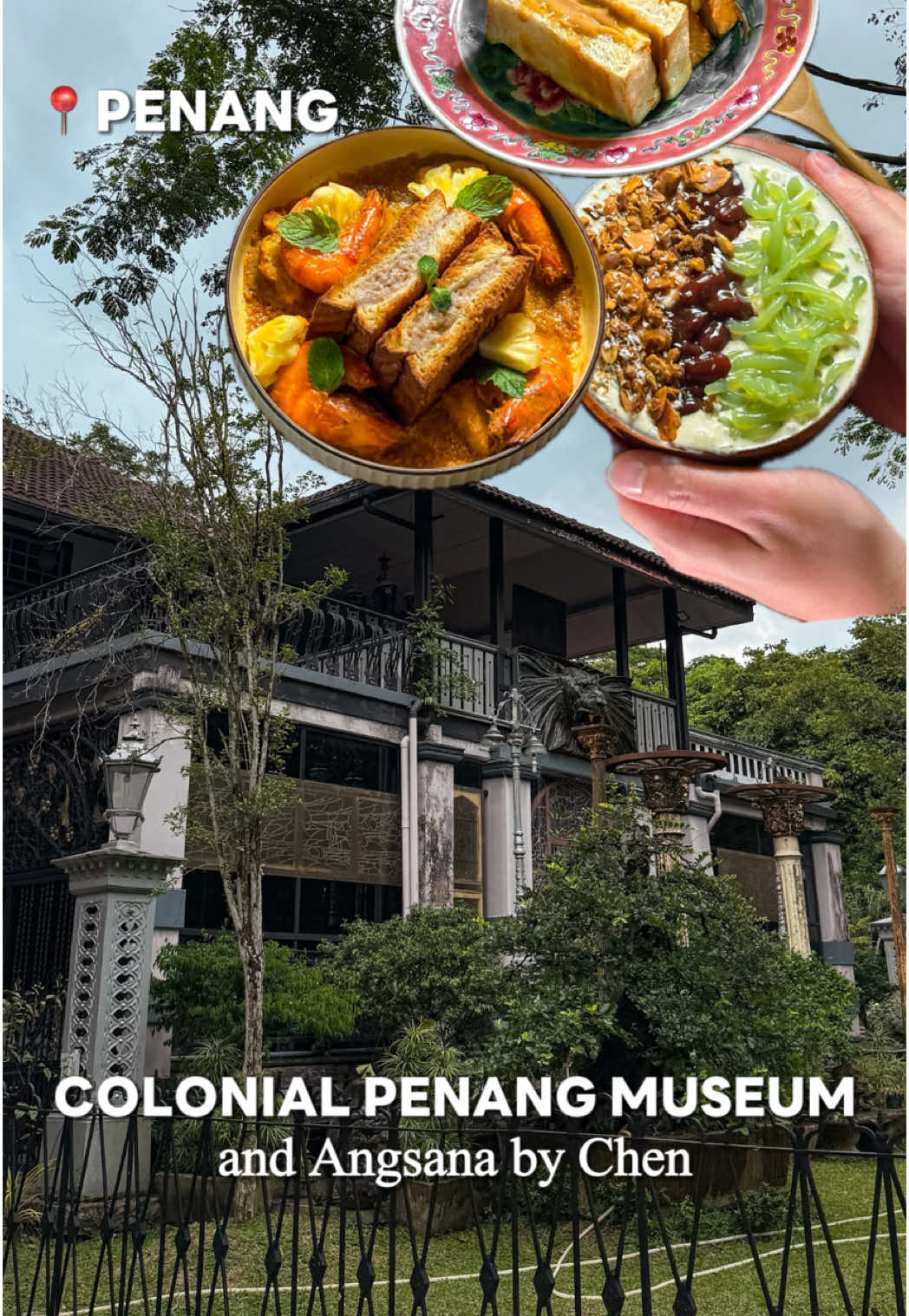 Colonial Penang Museum Reopens 🎉 Now with a hidden cafe Angsana by Chen next door! 🤩 ⭐️The Colonial Penang Museum is back, showcasing a beautiful collection of colonial-era furniture, artwork, antiques, and cultural treasures. It’s a must-visit for heritage lovers. ⭐️Now you can enjoy both worlds in one visit: After immersing yourself in the museum, step next door for a relaxing break surrounded by antiques and local flavours. ⭐️Angsana by Chen offers Peranakan-inspired twists on cafe favourites like the local Penang cendol, roti bakar, nasi lemak, pasta, smoothie bowls and cakes. Come explore both worlds: history and heritage meets flavour and nature, starting May 17! ✨ 【Colonial Penang Museum and Angsana by Chen】 📍Jln D.S. Ramanathan, Pulau Tikus, George Town, Penang 🕛9.30am - 5.30pm, closed on Tues #penang #malaysia #penangfood #penangfoodie #foodiec0penang #foodiec0collabs #penangtravel #travel #travelpenang #penangtourism #penangcafe #newcafe #cafepenang #cafehoppingmalaysia #malaysiancafe #peranakancuisine #naturecafe #colonialheritage #nyonya #smoothiebowl #sandwich #teatime #brunch #musuem #colonial #penanghistory