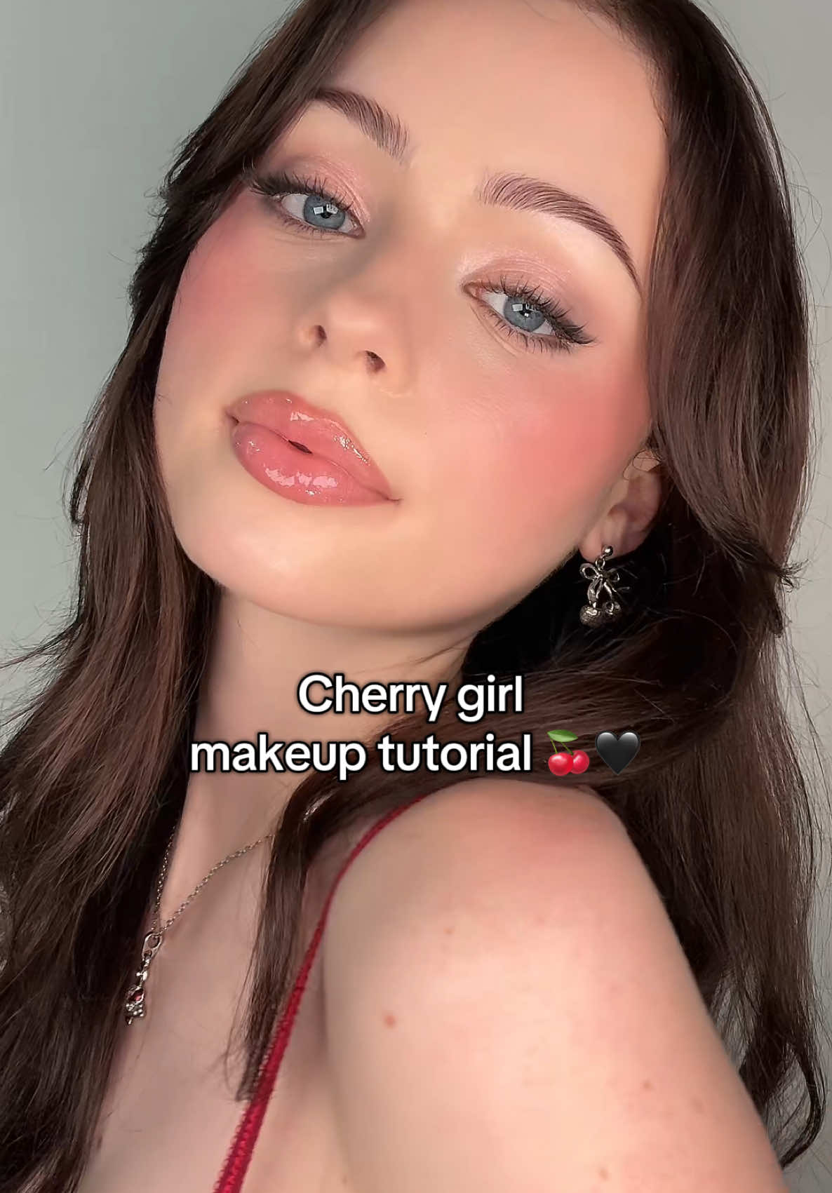 Hot girl summer glam 🥵#cherrymakeup #Summer #makeuptutorial #trending #fypシ゚ 