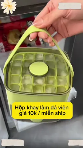 Hộp khay làm đá viên tiện lợi chất lượng quá #xuhuong #dogiadung #xuhuongtiktok #dotienich 