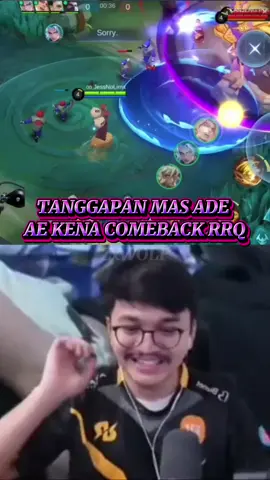 tanggapan mas ade AE kena comeback RRQ #mplindonesia #alterego #rrqhoshi #MLBBxNARUTO #MLBB 