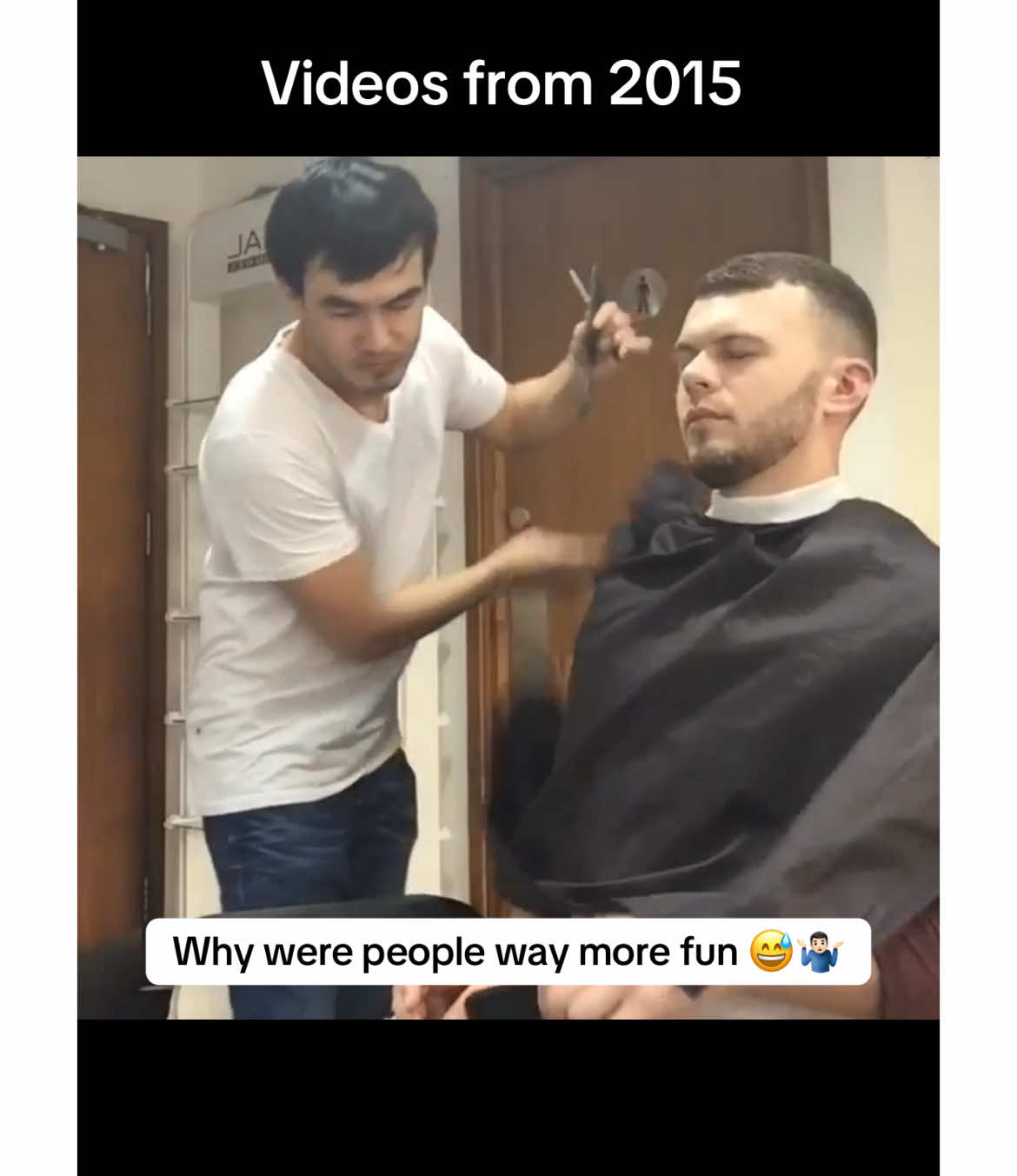 Barber wanted to see it 🤣🤷🏻‍♂️