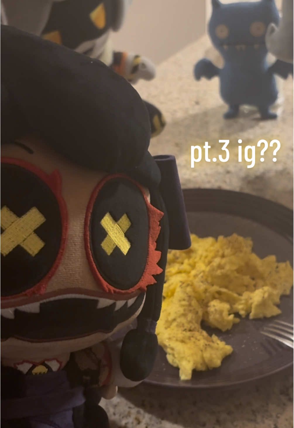Cyn finally gets her egg dinner part 1:  @the.meowchi.man  part 1.5:  @the.meowchi.man  part 2:  @the.meowchi.man  #mmcuttt #murderdronesplush #murderdronescyn #murderdronesv #ticctactobymurderdrones #themeowchiman 