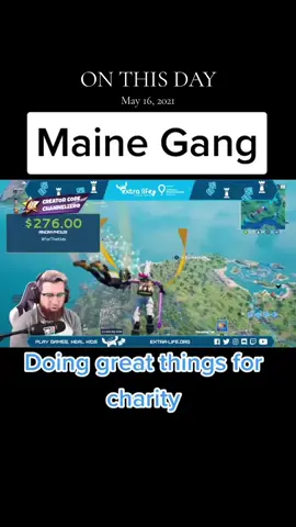 Thank you to all the amazing people we've met through #extralife your support has helped so many kids!  #mainegang #cmn #childrensmiraclenetwork #mainecheck #onthisday 
