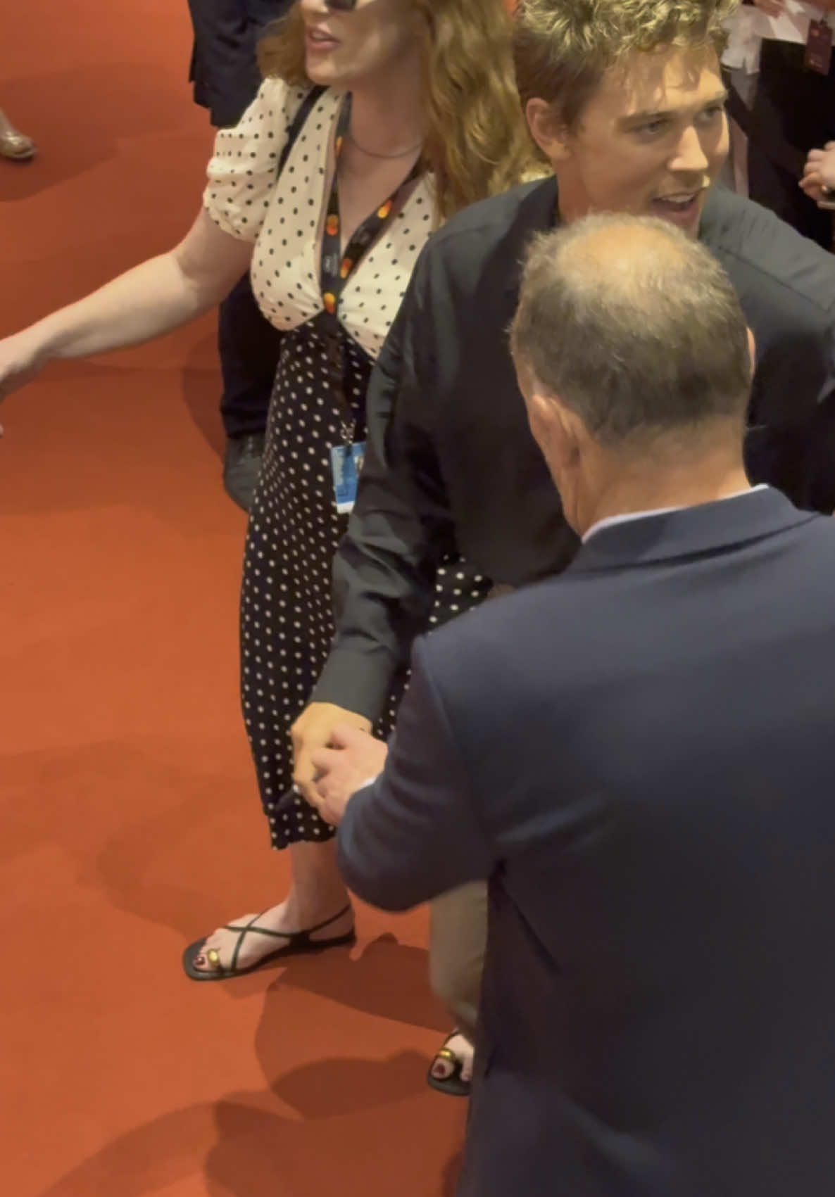 Austin butler with fans in Cannes festival #austinbutler #austinbutleredit 