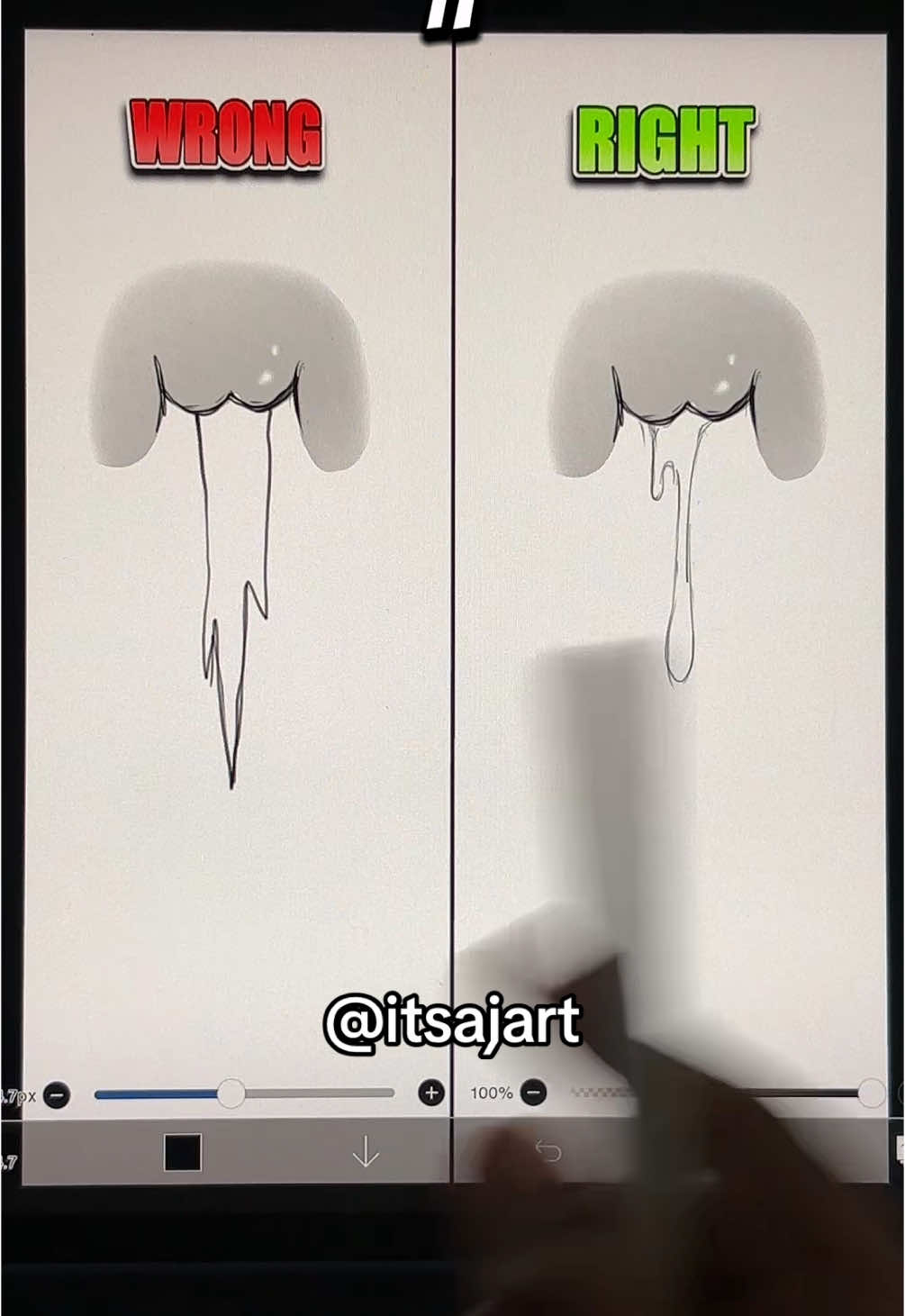 How to draw Dripping water #art #drawing #artist #howtodraw #arttutorial #arttiktok #howto #digitalart 