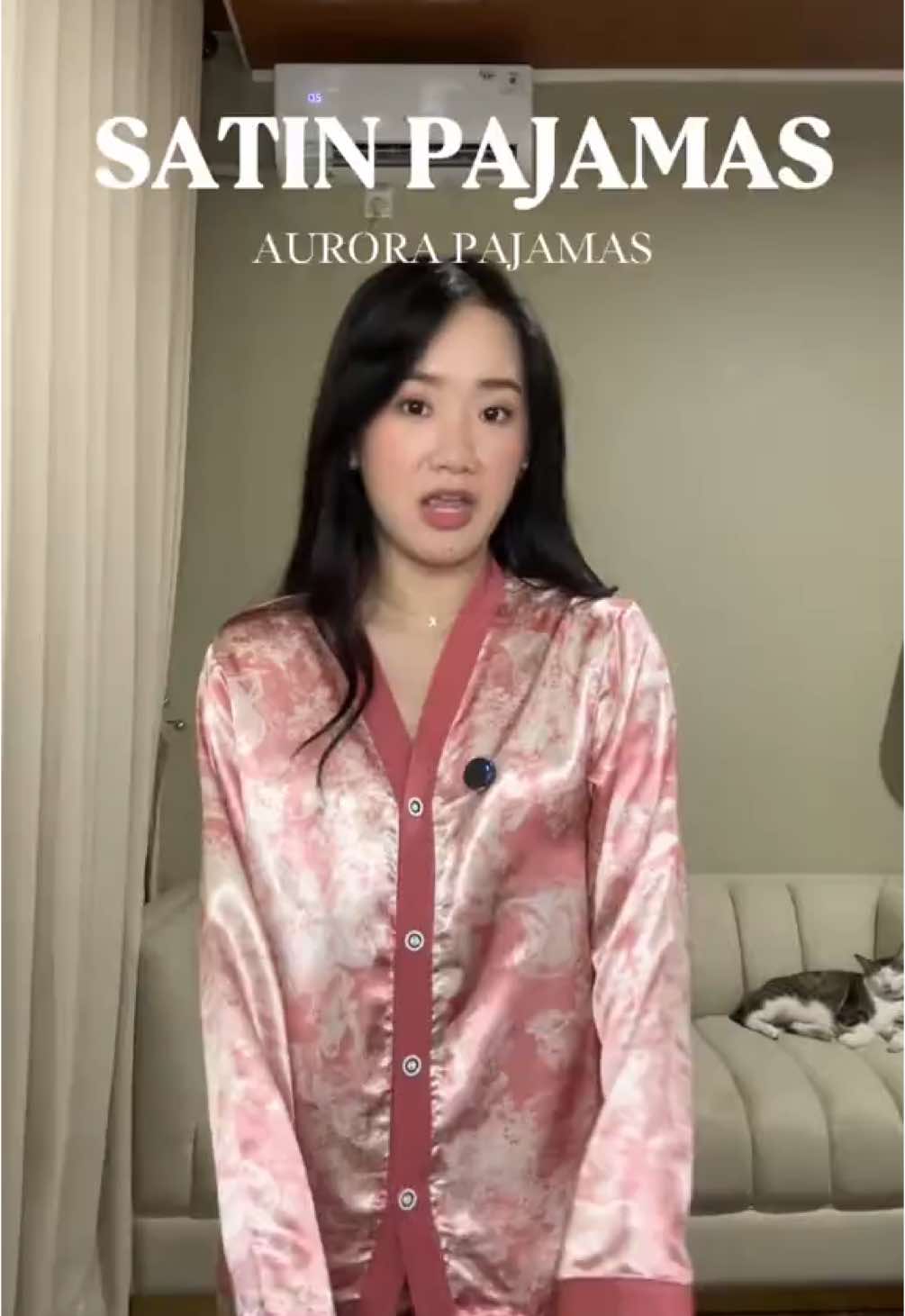 Se affordable ini tapi feels dan vibesnya kayak nyonyaa ☺️☺️ asli worth it! @Aurora Pajamas  #brandlokal #localbrand #brandlokalindonesia #bajutidur #pajamaset #pajamaselegan #bajutidurelegan #bajutidurwanita #banggalokal 