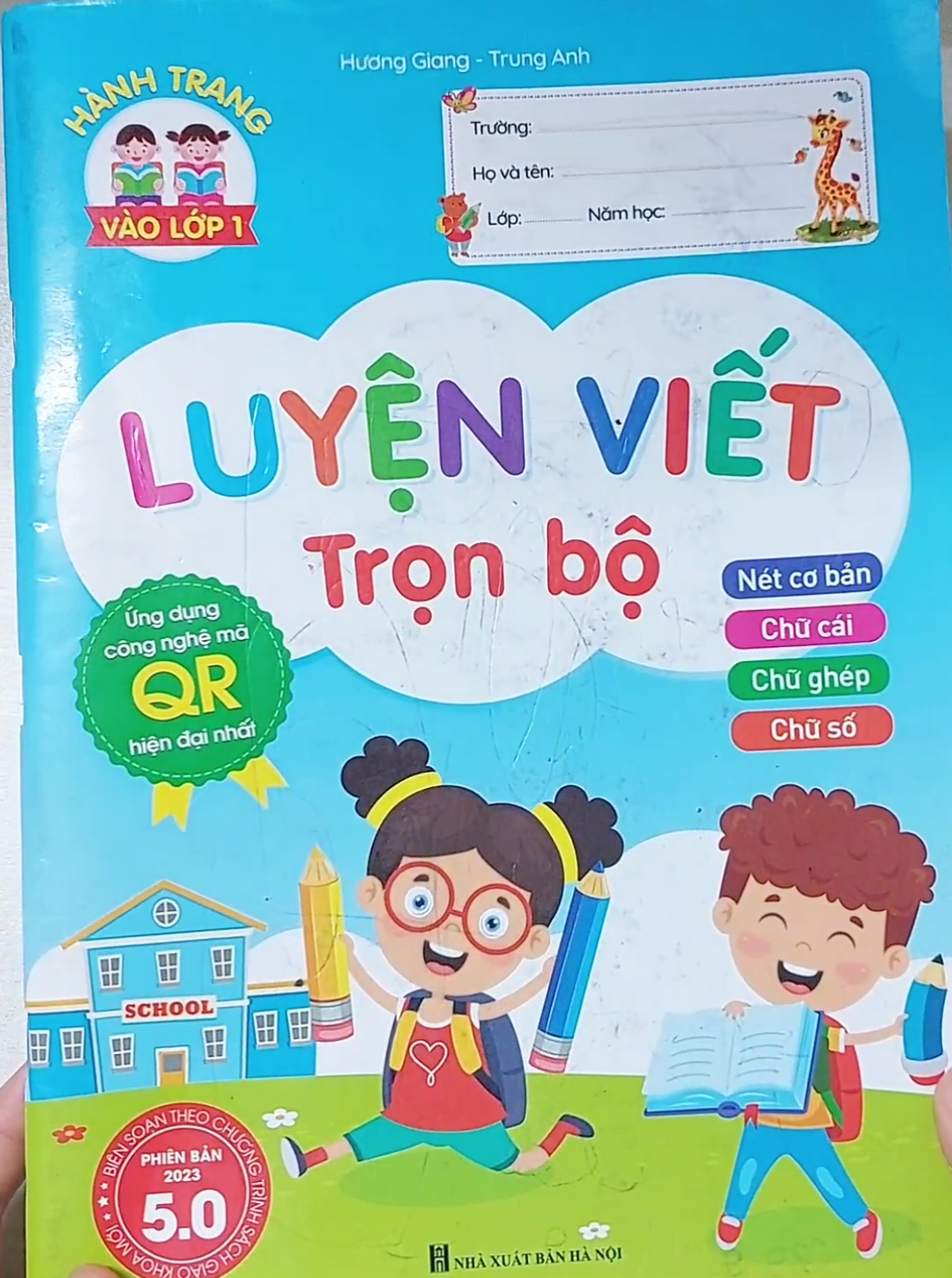 Hành trang cho bé vào lớp 1 #xuhuong #luyenvietchobe #luyenviettronbo #sachchobe5tuoi 