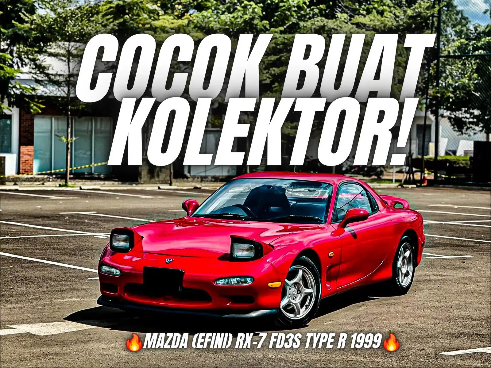 💰:ASK/ ☎️:0852-6111-2704 #QCMazda (Efini) RX-7 FD3S Type R 1999 Color: Vintage Red on Black Manual Transmission Odometer 1.600 KM Full Stock Condition (Brochure Spec) Manual Book and Spare Key Available Ban Serep Belum Turun License Plate DA (Banjarmasin) Full Paper Asli including Form A dan Faktur VIN Check Tembus (100% Bukan Kawinan) Full Refreshment for Cooling System and Brake System Super Well Maintained  Interior Full Original with Kenwood Head Unit OEM Exterior Full Original Stock with Yokohama Tires)  Collector Item! For Detail and History Please Call 📍:JAKSEL ☎️:0852-6111-2704(SON) #jualmobilbekas #jualmobilbekasjkt #jualmobilbekasmurah #jualmobilbekasmurahjkt #jualmobilbekasmurahindonesia #jualmobilmewah #jualmobilmewahmurah #fyp #viral #legit #otomotif #mobilbekas #mobilmurah #quickcar.id #consignmentmobil #consignmentcar #consignment #jualrx7 #jualrx7bekas #jualrx7bekasjkt #jualrx7bekasjktmurah #jualrx7bekasmurahjkt #mazdarx7 #rx7