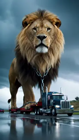 They Captured a Giant Lion… and Put It on a Truck 🎬 #G#GiantLionU#UnbelievableSceneW#WildlifeTransportE#EpicVideoA#AIAnimationL#LionKingC#CrazyFootageC#CinematicShortsA#AnimalPowertrendingnow 