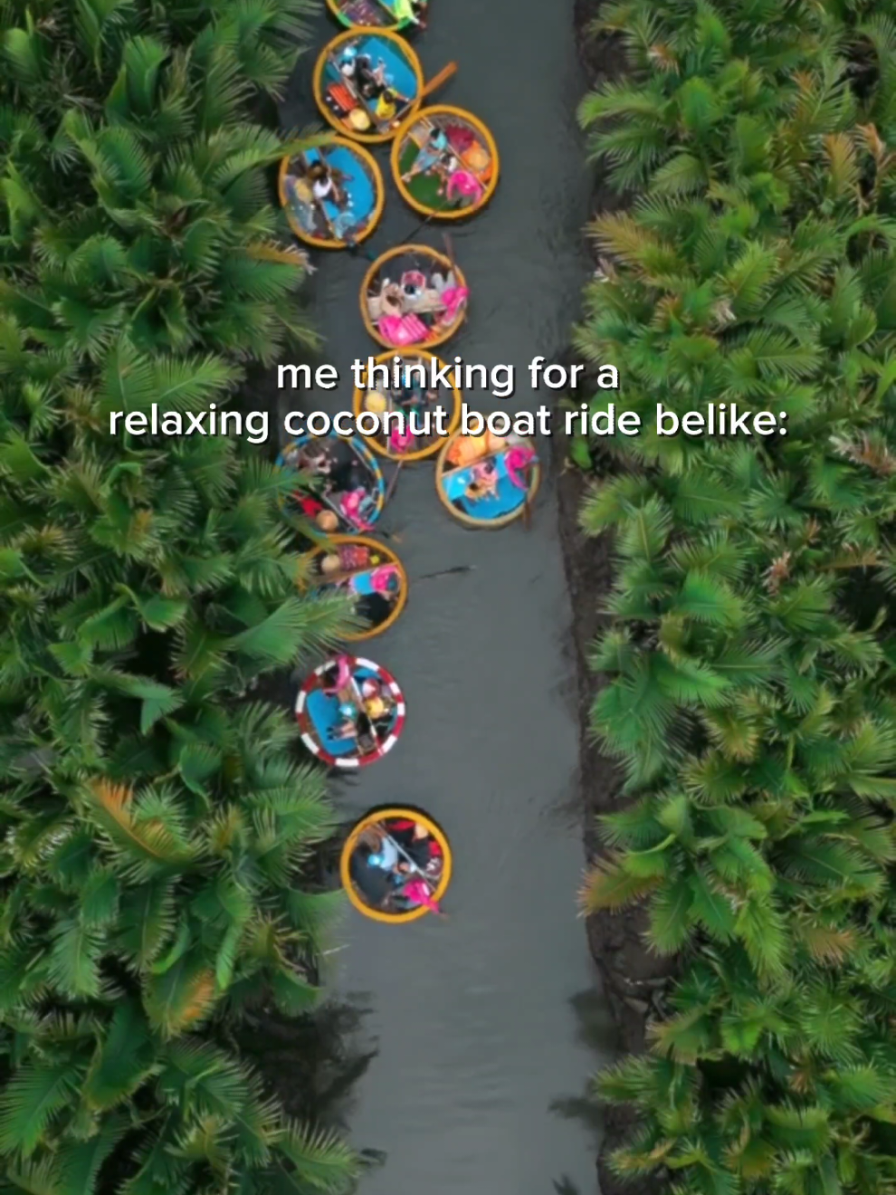 It's worth a try guys 🤣🤣🤣 #vietnam #travel #piupiutravel #vietnammoments #coconutboat #fyp 