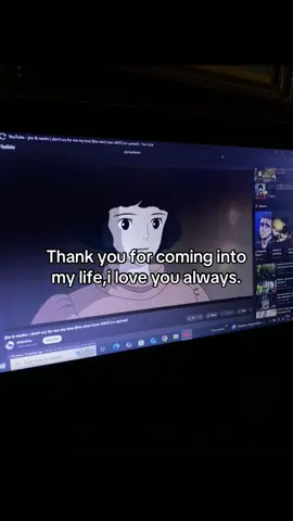 Thank u.#anime #music #lyrics #song #fyp 