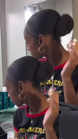 GRWM courtesy of our #RevHead🩷 @aaliyah_ontv #slickbackbun #revair #myrevair #weekendhair