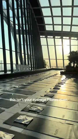 Sunrise. 35 floors up. Pilates with a view 🌅✨ Tickets just dropped — come move with us. #SkyGardenPilates #PilatesWithAView #SunriseSession #LondonWellness  https://sky-garden.designmynight.com/6661f8a56fa16d719d7c8070/pilates-with-verity-x-sky-garden