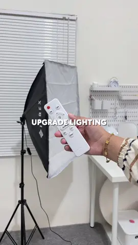 upgrade lighting softbox dengan 3 warna lampu, bagus bgt buat ngonten atau live😍✨ - @INBEX #lighting #softbox #lightinginbex 