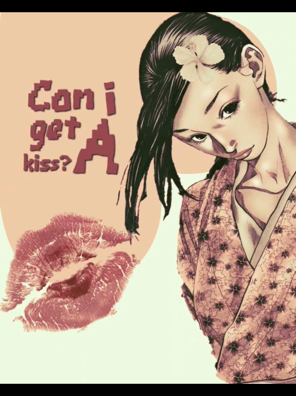 can i gat a kiss? #musashimiyamoto #musashi #otsu #musashixotsu #manga #edit #duo 