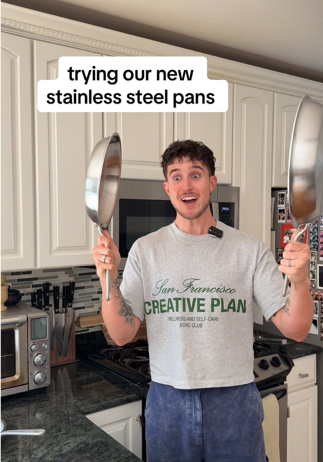 on today’s episode: matt and omar take on stainless steel pans 😩 #husbands #couple #stainlessteel #cooking #cookingvideo 