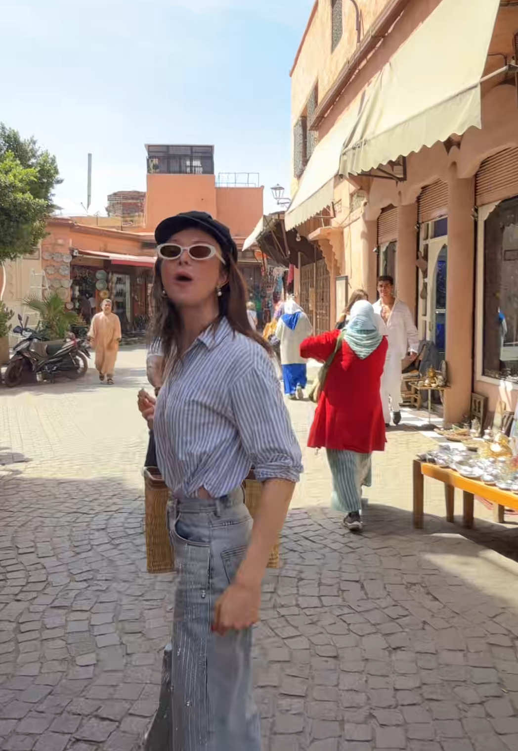 @JeanPaulGaultier really brought together the craziest women I know @hellotefi @josie totah @Miss Benny #gaultierdivine #morocco 