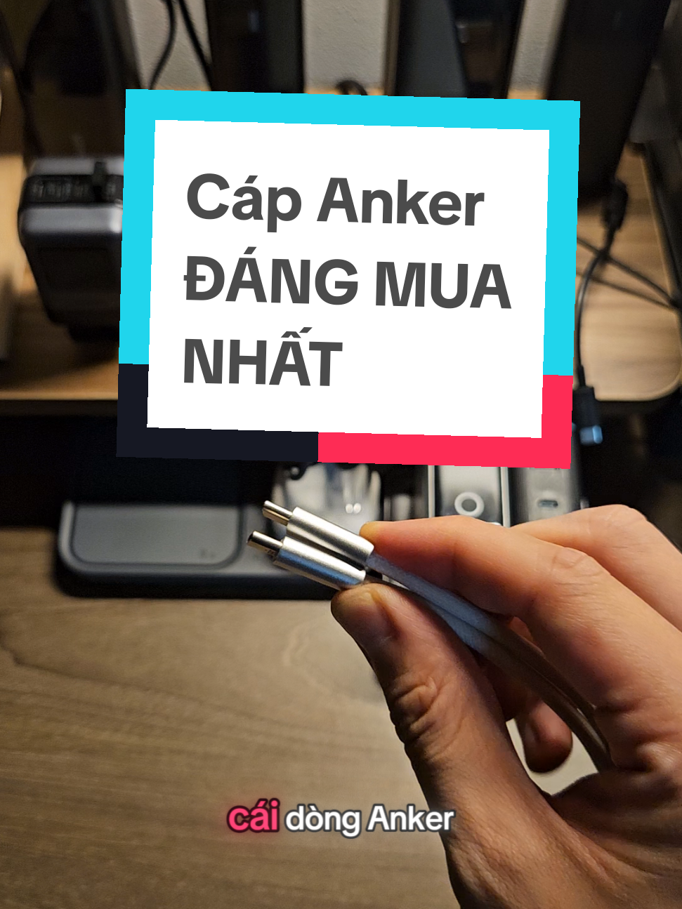 Cáp sạc C-C ngon bổ rẻ cho anh chị em, cáp sạc Anker Zolo 240W quá ổn áp chỉ 100k 🤯 #anker #ankerzolo240w #capsacanker #capctoc #ctoc #nghiensac 