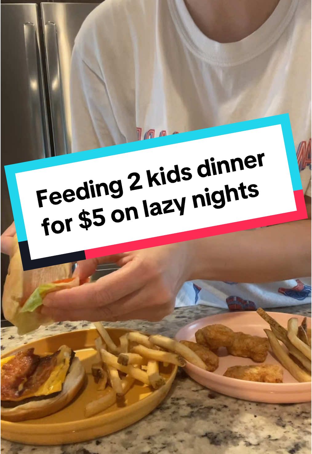Wendy hates to see me coming 😅  #wendys #dinner #kidsdinner #hack #momhack #kidsmeal #affordable #fastfood #fastfoodhacks 