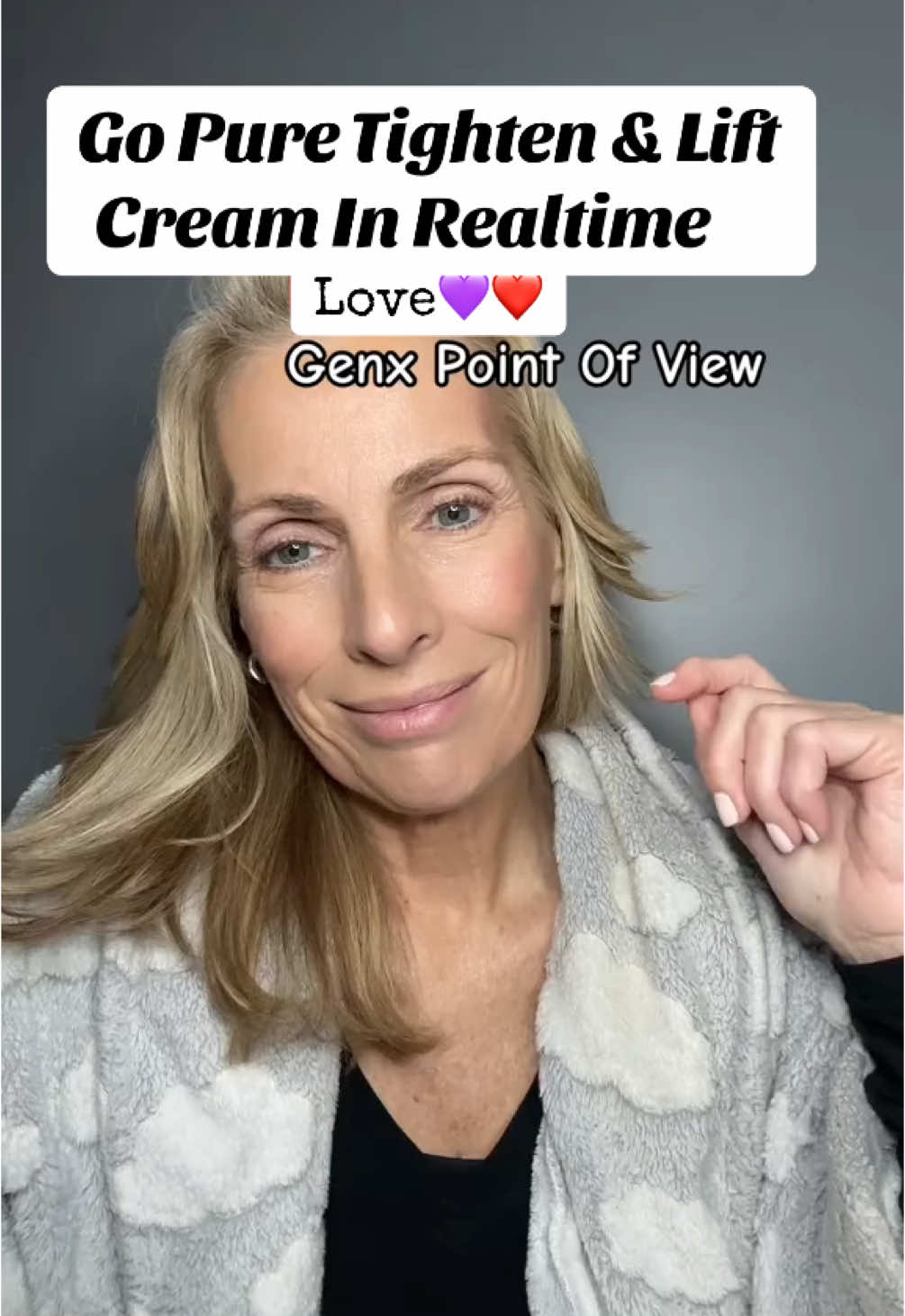 It Keeps Working. Results ASAP.  Love at 1st try. #gopureneckcream #turkeyneck  #skincareover40 #skincareover50 #onthisday 