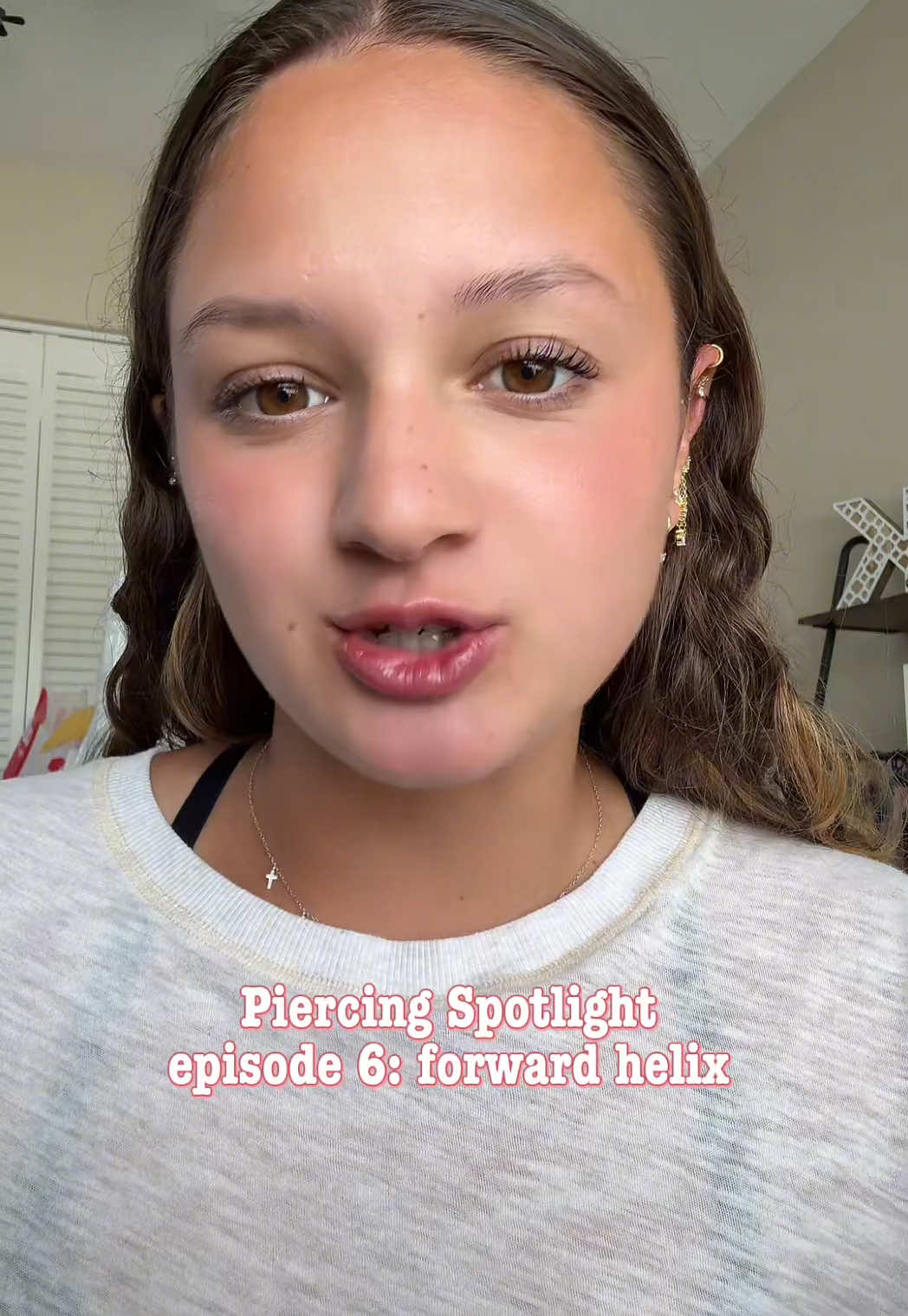 Replying to @✰ L a n a ✰ Piercing Spotlight episode 6: all about the forward helix ⏩ (I now have 26 ear piercings lol but already had this one filmed so ignore that!) #piercingstack #earinspo #earstack #piercingideas #eardesign #piercinglayout 
