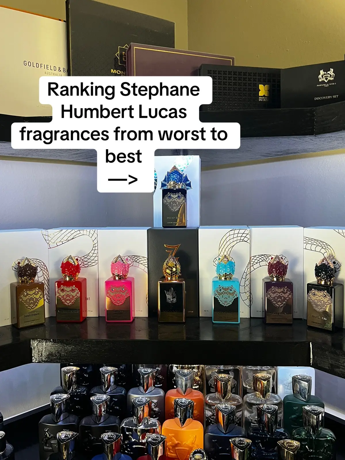 Here’s my ranking of the 8 Stephane Humbert Lucas fragrances that I have in my cologne collection! All of these are good, so even the lower ranked ones are fantastic and worth checking out! #cologne #fragance #ryexfragrances #stephanehumbertlucas #godoffire 
