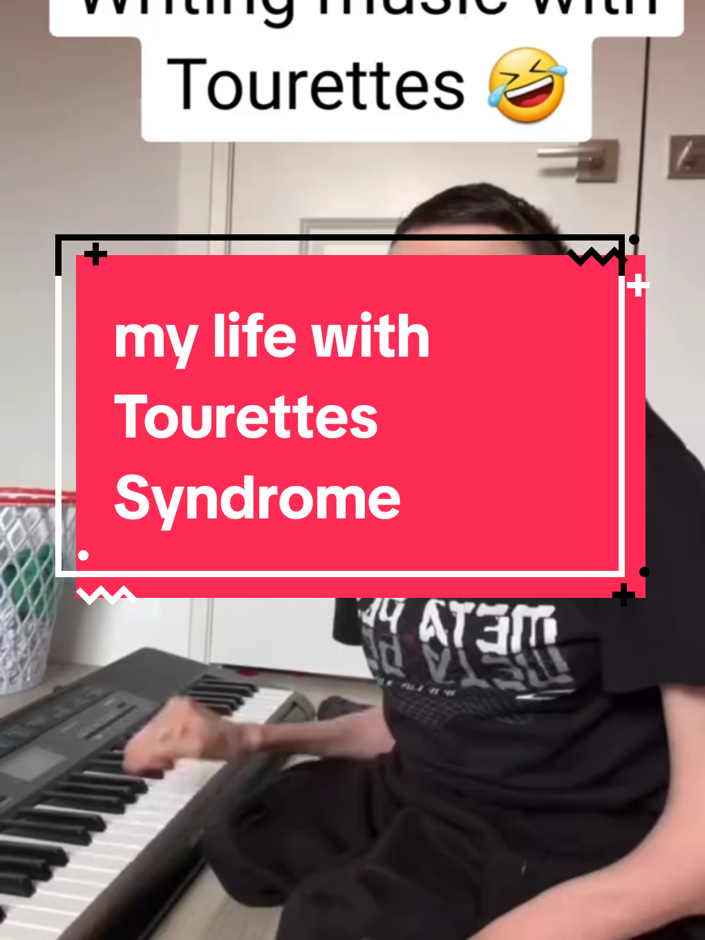 #onthisday writing music with Tourettes Syndrome #fyp #humor #jokes 