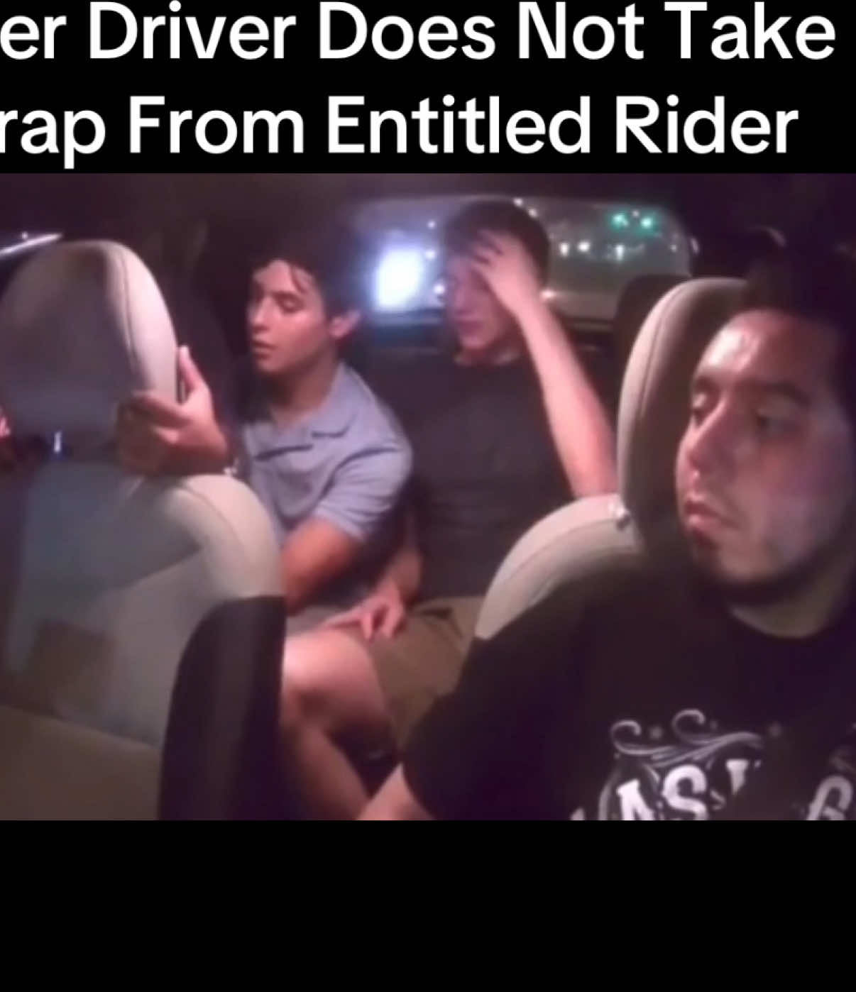 Uber Driver Does Not Take Crap From Entitled Rider #fyp #uber #lyft #uberride #uberdriver #taxidriver #taxi #dashcam 