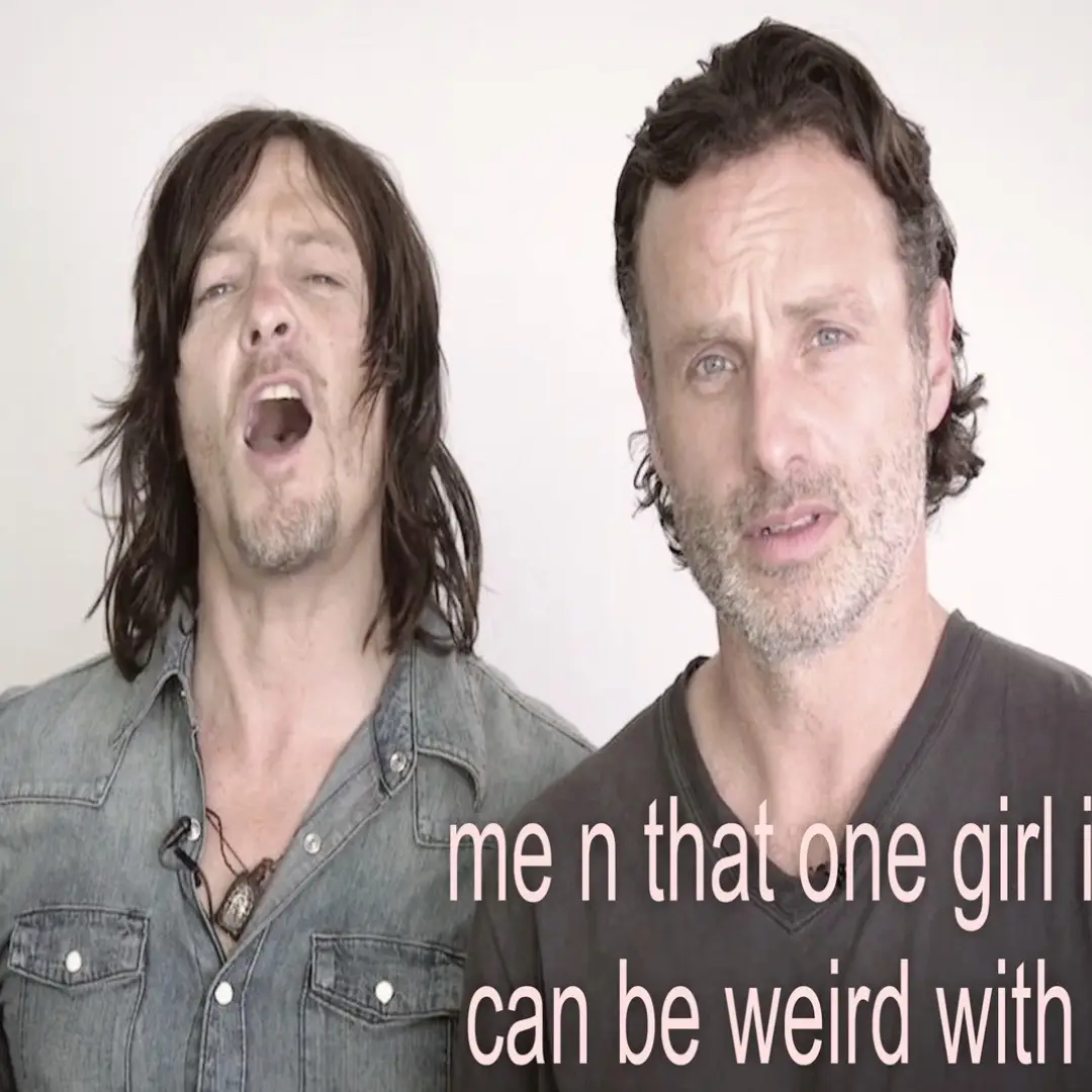 i love u #real #girlblog #girlblogger #normanreedus #andrewlincoln #fyp #reeduslovrr #moodboard #edit #repost #relatable #friends #thewalkingdead #weird