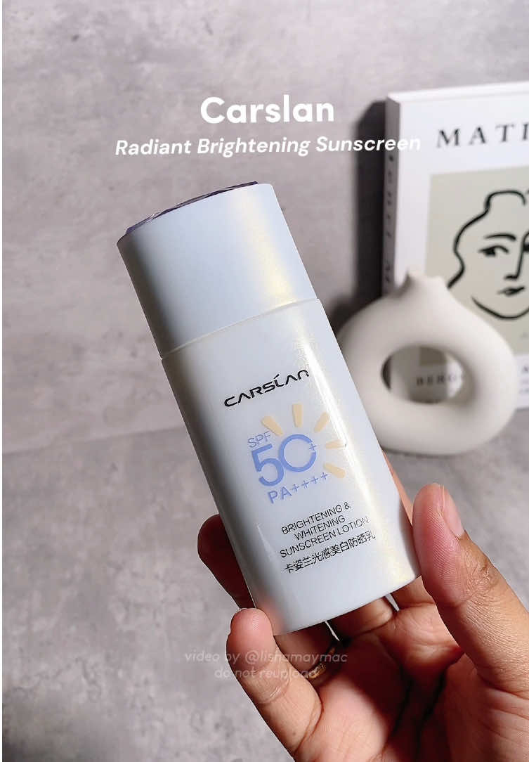 oily skin mesti fall in love dengan sunscreen carslan ni 💯💗 #carslanmy #carslansunscreen #sunscreenviral #sunprotection #healthyskin #fyp #newarrivals  Disclaimer: Results may vary. The following video is based on my personal experience and should not be considered a guarantee.